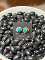 Small Turquoise Stud Earrings