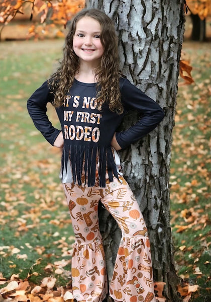 Kids Boots and Pumpkins Bellbottoms