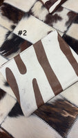 Large Cowhide Cosmetic Bag