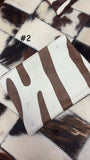 Large Cowhide Cosmetic Bag