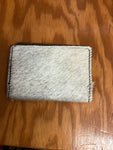 Large Gray Cowhide Wallet/ Card holder