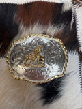 Barrel Racer Belt Buckle