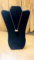 Pink Dhakia-Sterling Silver Necklace