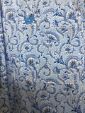 Panhandle Rough Stock Blue Floral Long Sleeve Button Up