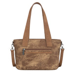 Wrangler Brown Acid Washed Denim Crossbody