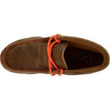 Men’s Twisted X Bomber/Neon Orange Driving Mocs With Laces