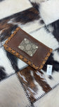 Small Turquoise American Darling Wallet-Gucci Patch