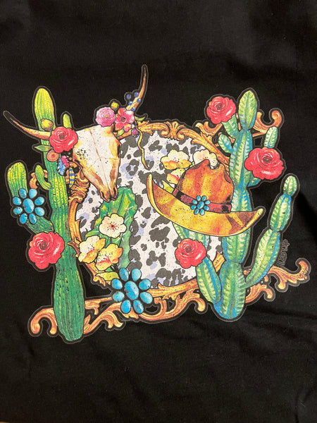 Cactus Cowskull Tee