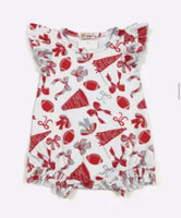 Go Team Baby Romper - Red