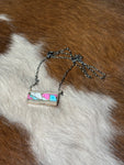 Cotton Candy-Sterling Silver Necklace