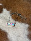 Cotton Candy-Sterling Silver Necklace