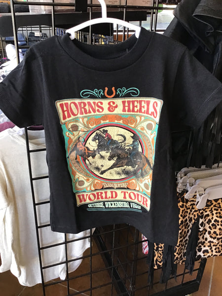 Horns and Heels Team Roping World Tour T-Shirt