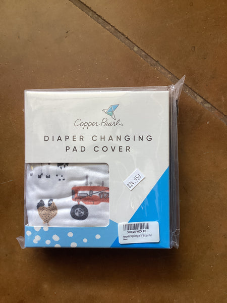 Copper Pearl Diaper Changing Pad Cover - Jo