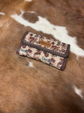 Wrangler Coconut Cowboy Small Crossbody/Wallet