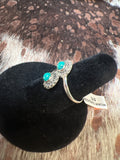 Mojave turquoise bypass ring