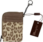 Small Wrangler Light Cheetah Keychain Wallet