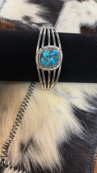 Nanss Turquoise Sterling Silver Cuff Bracelet