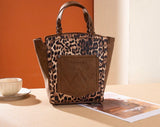 Wrangler Brown and Leopard Mini Crossbody Tote