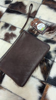 Medium Cowhide Wristlet