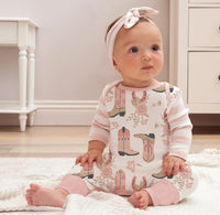 Pink Boot Onesie