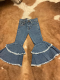 Kids Clover Cottage Denim Ruffle Bells