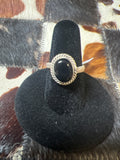Black Onyx Ring adjustable