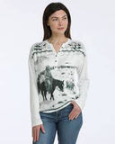 Cruel Denim Poly-Knit Western Sweater