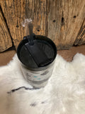 Two Fly Co. Cowprint Tumbler with Straw