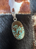 Number 8 turquoise Pendant