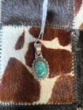 White Water turquoise Pendant