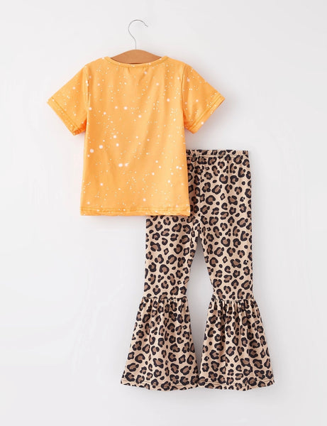Kids Cheetah Bellbottoms