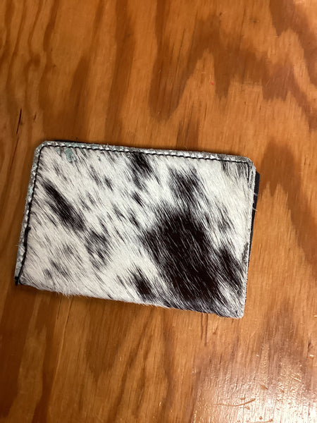 Large Speckled Cowhide Wallet/ Card holder