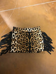 Cheetah Fringe skirt