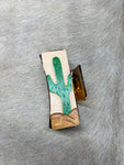 Cactus hair clip