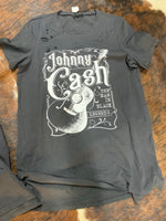 Distressed Johnny Cash Tee