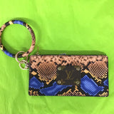 Kate LV Python Wristlet