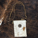 Cow hide Louis Vuitton Cross body Purse -Phone Holder On Back