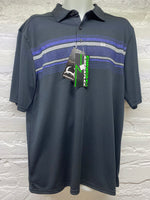 Black with blue Cinch Polo