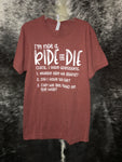 Ride or Die Tee