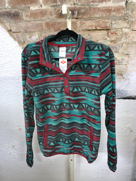 Cinch Maroon & Turquoise Pullover