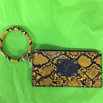 Kate LV Python Wristlet