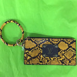 Kate LV Python Wristlet