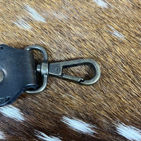 Short leather purse strap