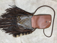 Vintage Louis Vuitton Cross body Purse with Fringe
