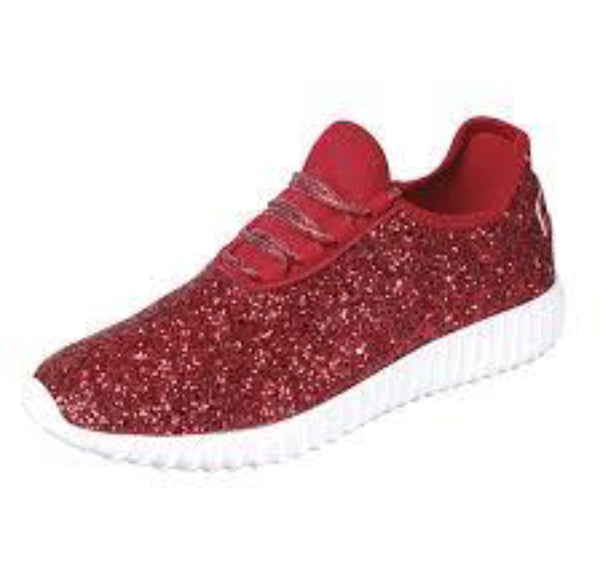 Red Sparkly Tennis Shoes – Rustic Cactus
