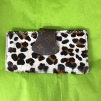 LV & cowhide wallet-cheetah
