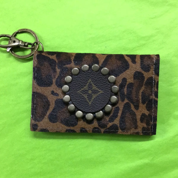 Becca Hide and Louis Vuitton Card Holder keychain – Rustic Cactus