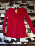 Cherry Red- Long Sleeve