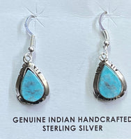 Navajo Handmade Turquoise Earrings