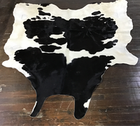 Black and White Cowhide rug